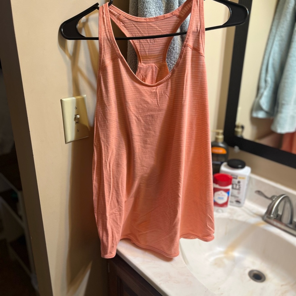 Lululemon Orange Tank Top